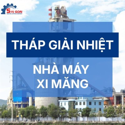 Tháp giải nhiệt nhà máy xi măng